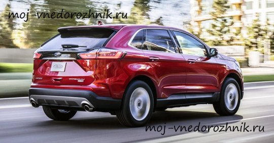 Ford Edge 2018 вид сзади