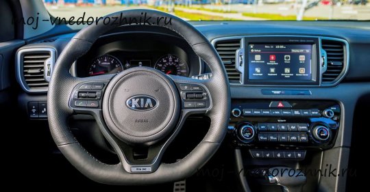 Салон нового Kia Sportage 2016 фото