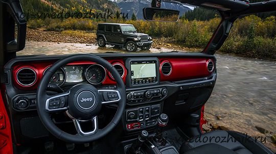 Фото салона Jeep Wrangler 2018