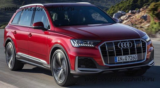 Audi Q7 рестайлинг 2019 года