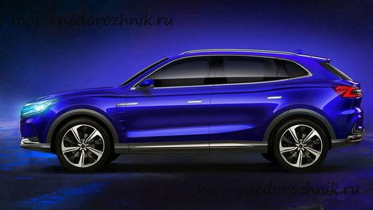 Roewe Marvel X вид сбоку