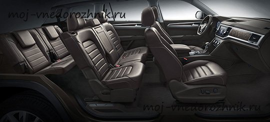 Фото салона Volkswagen Teramont 2017