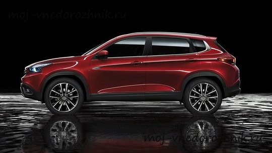 Chery Tiggo 7 для России вид сбоку