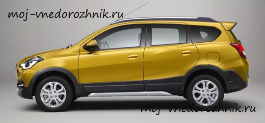 Datsun Cross 2018 вид сбоку