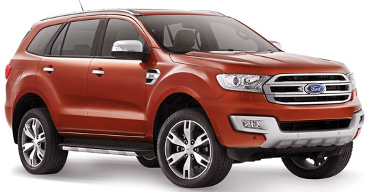 Новый внедорожник Ford Everest 2016