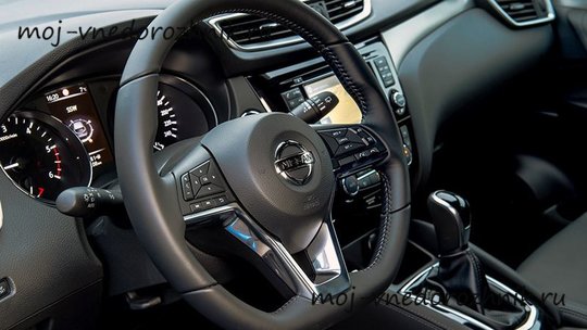 Салон обновленного Nissan Qashqai