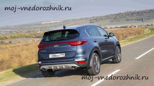 Kia Sportage 2018 вид сзади
