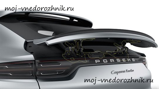 Активный спойлер Cayenne Coupe