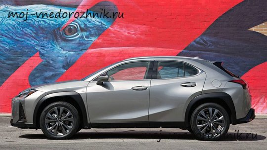 Lexus UX 2018 вид сбоку