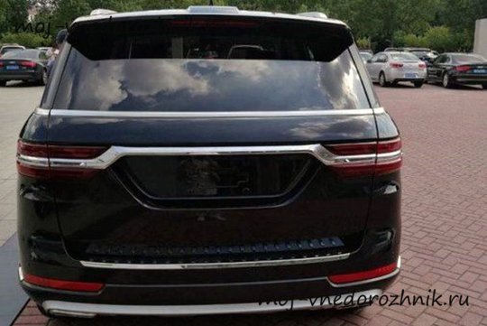 Zotye T900 вид сзади