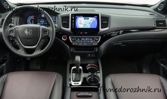 Салон нового Honda Ridgeline 2017 фото