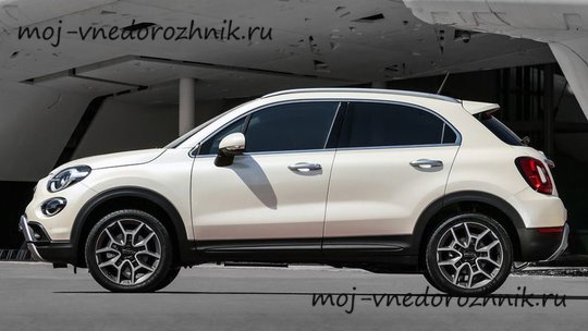 Fiat 500X 2018 вид сбоку