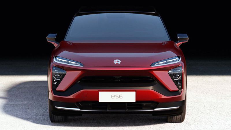 Nio ES6 вид спереди