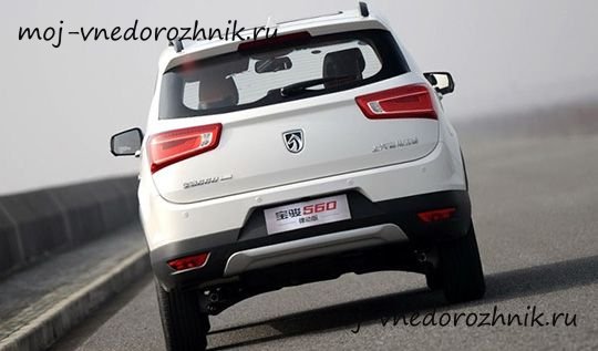 Фото нового китайского кроссоверв Baojun 560