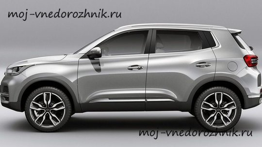 Chery Tiggo 5x 2018 вид сбоку