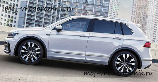 Volkswagen Tiguan третий в рейтинге