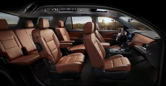 Салон Chevrolet Traverse 2018 фото