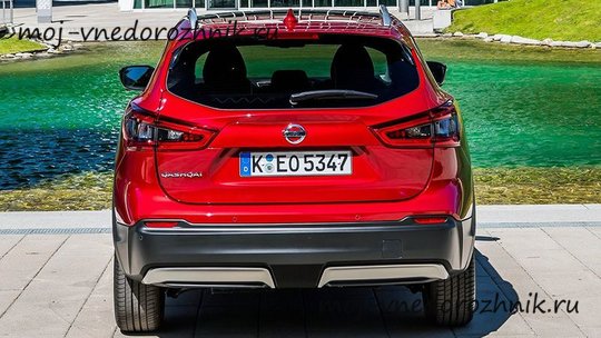 Nissan Qashqai 2018 вид сзади