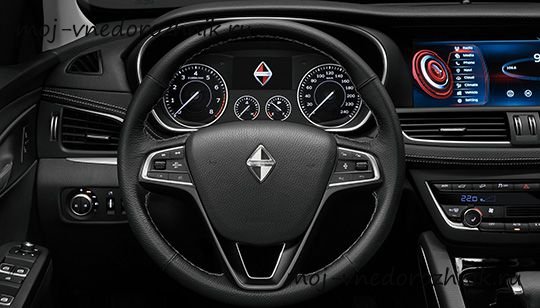 Руль и приборная панель нового Borgward BX7