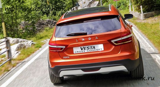 Lada Vesta Cross фото новинки