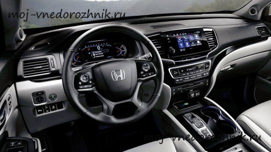 Салон обновленной Honda Pilot 2018