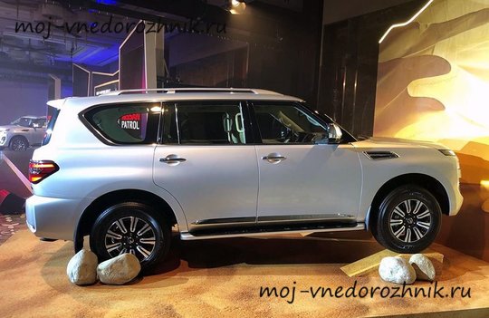 Новый Nissan Patrol вид сбоку