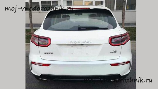 Zotye SR9 2019 вид сзади