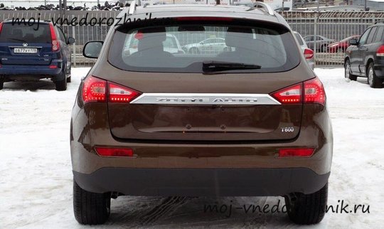 Zotye T600 вид сзади