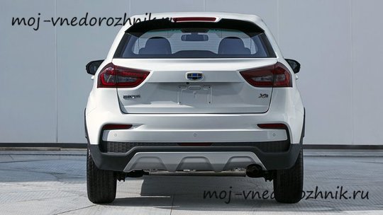 Geely Vision X3 2019 вид сзади