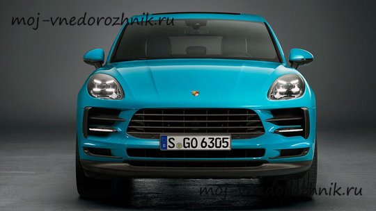 Porsche Macan 2018 вид спереди