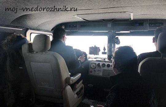 Фото салона вездехода Бурлак