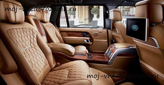 Фото салона Range Rover SVAutobiography 2018