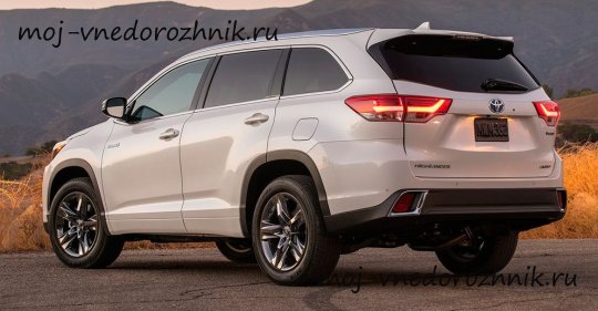 Обновленный Toyota Highlander 2017 фото