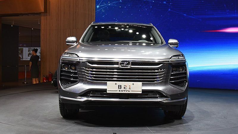 Zotye i-across 2019 вид спереди