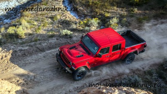 Новый пикап Jeep Gladiator Rubicon