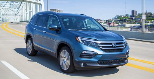 Honda Pilot 2016 клиренс