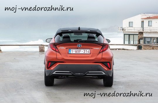 Toyota C-HR 2020 вид сзади