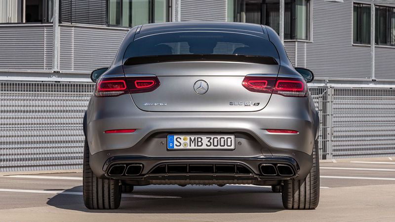 Mercedes-AMG GLC 63 S Coupe вид сзади