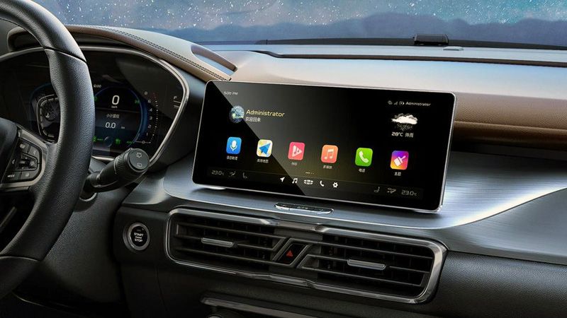 Центральный дисплей Geely Binyue