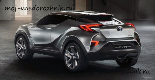 Новый кроссовер Toyota C-HR 2016 фото