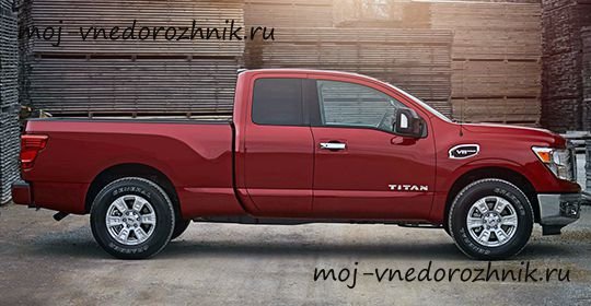 Фото Nissan Titan с полуторной кабиной