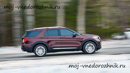 Ford Explorer 2019 вид сбоку