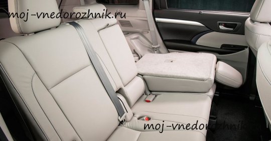 Фото салона Toyota Highlander 2017 рестайлинг