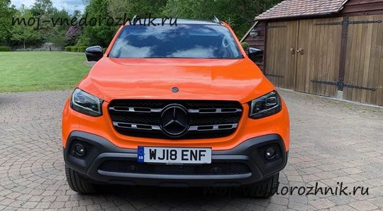 Mercedes X-Class вид спереди