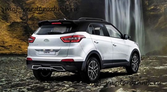 Обновленная Hyundai Creta вид сзади